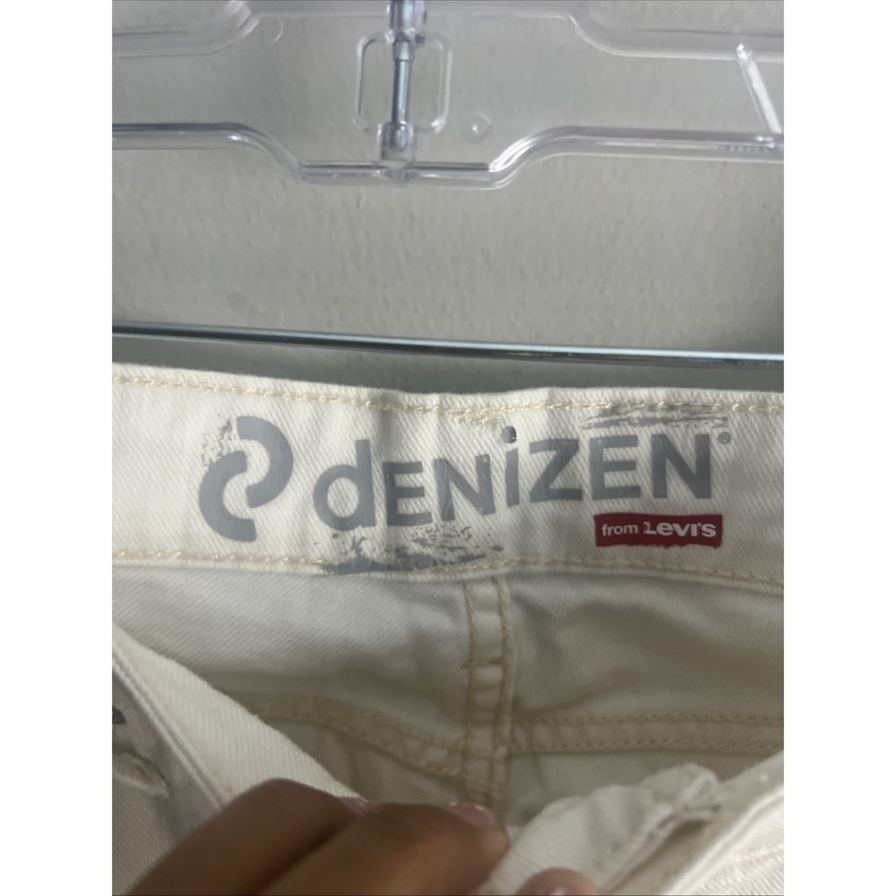 Womens Denizen From Levi's Classic Capri White Size 14 - Picture 2 of 6